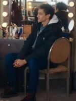 Yusuf Tunca As the Crow Flies Season 2 Black Hooded Jacket