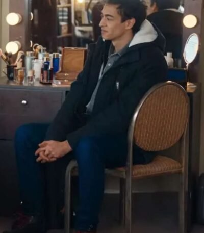 Yusuf Tunca As the Crow Flies Season 2 Black Hooded Jacket