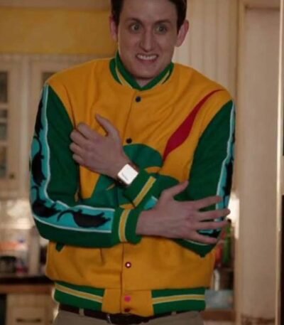 Zach Woods Silicon Valley Pied Piper Letterman Jacket