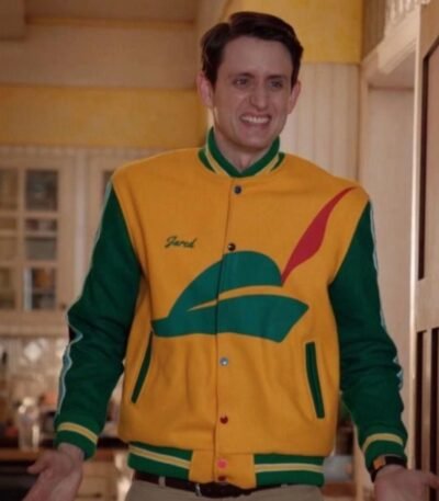 Zach Woods Silicon Valley Pied Piper Letterman Jacket