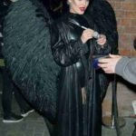 Zara Larsson VEVO’s Event Leather Coat