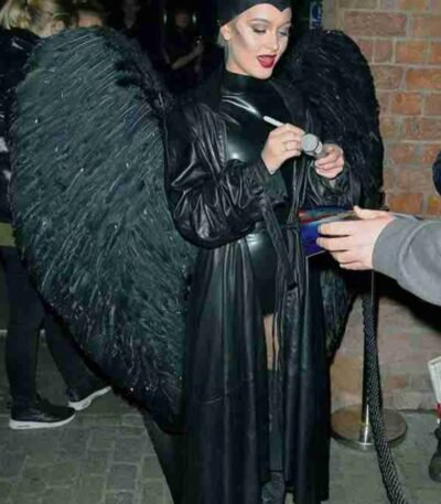 Zara Larsson VEVO’s Event Leather Coat