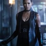 Black Lightning Giselle Cutter Leather Sleeveless Coat