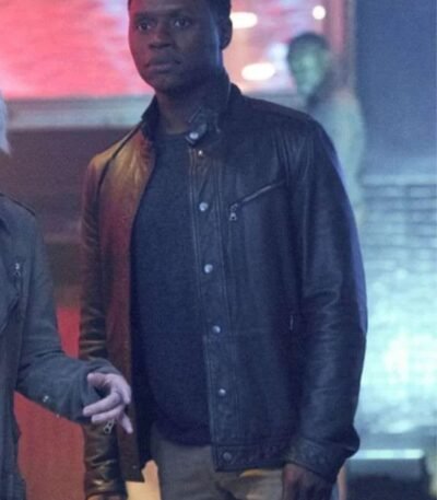 iZombie Malcolm Goodwin Black Leather Jacket
