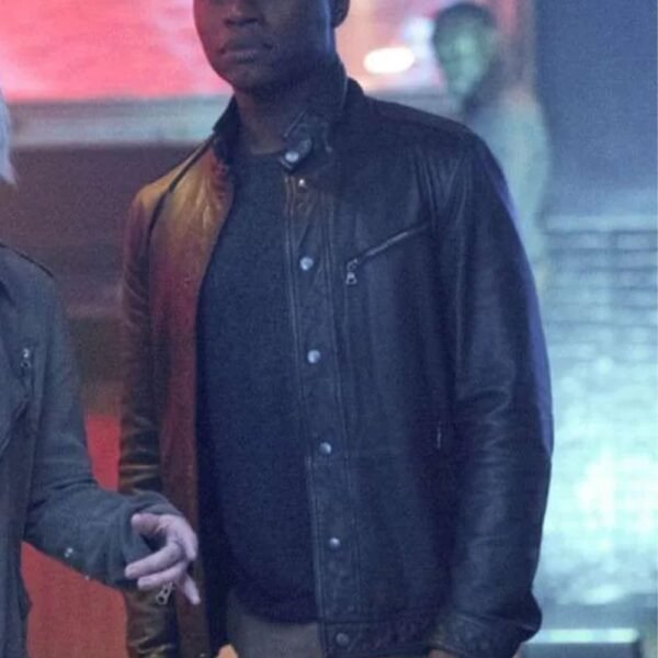 iZombie Malcolm Goodwin Black Leather Jacket