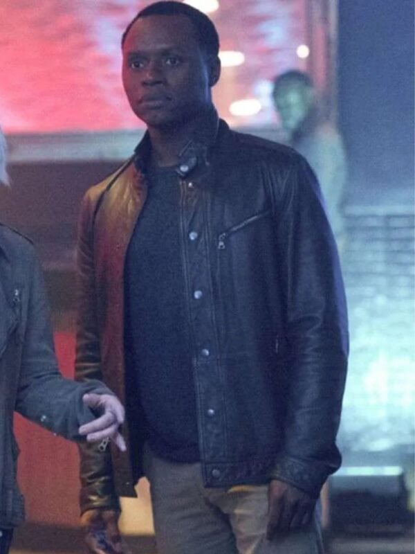 iZombie Malcolm Goodwin Black Leather Jacket