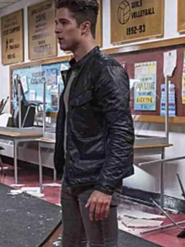 iZombie Markian Tarasiuk Cafe Racer Quilted Leather Jacket