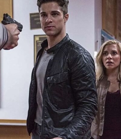 iZombie Markian Tarasiuk Cafe Racer Quilted Leather Jacket
