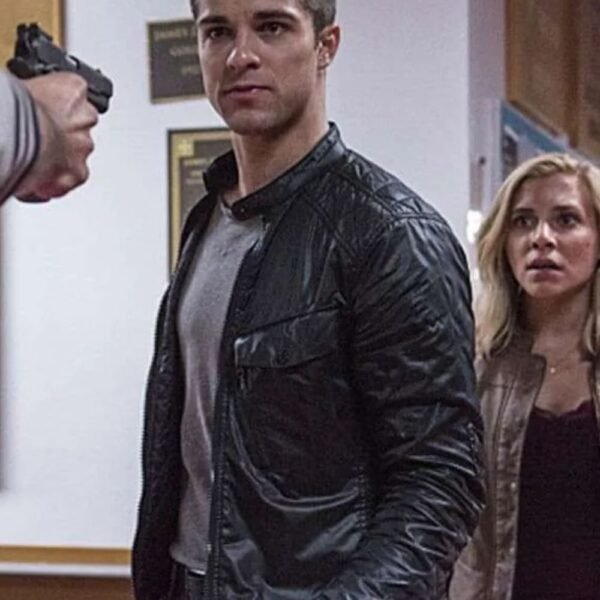 iZombie Markian Tarasiuk Cafe Racer Quilted Leather Jacket