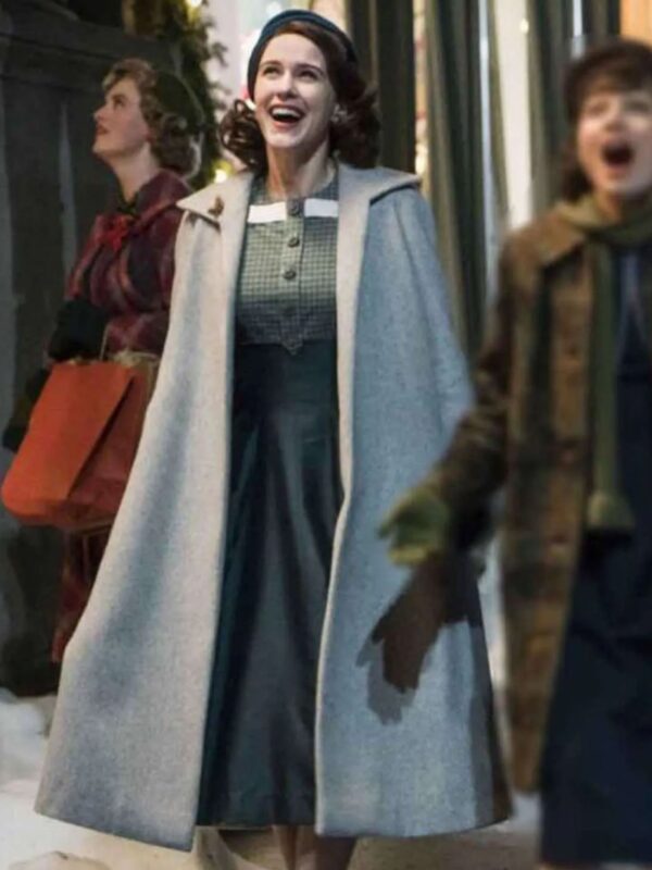 the Marvelous Mrs. Maisel S01 Rachel Brosnahan Grey Coat
