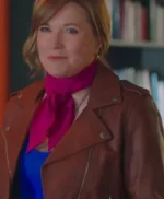 Alexa Crowe My Life Is Murder S03 Brown Leather Jacket