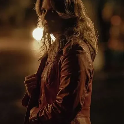 Cara Theobold The Long Shadow Leather Jacket