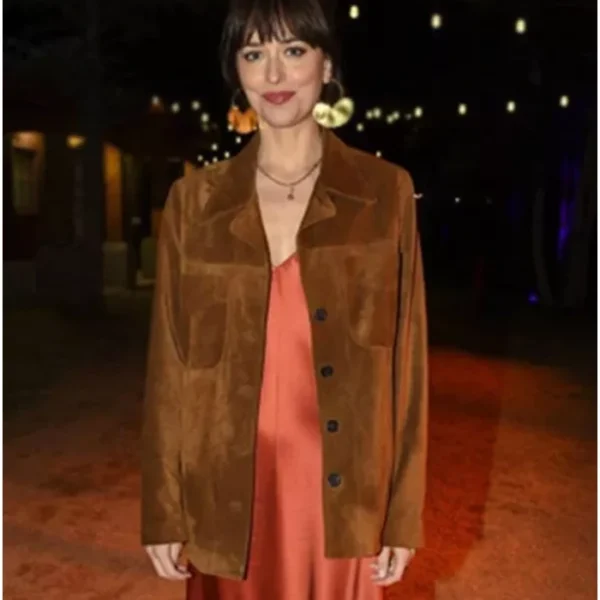  Dakota Johnson The Lost Daughter Telluride Festival Jacket