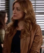 Rizzoli and Isles Maura Isles Brown Leather Jacket