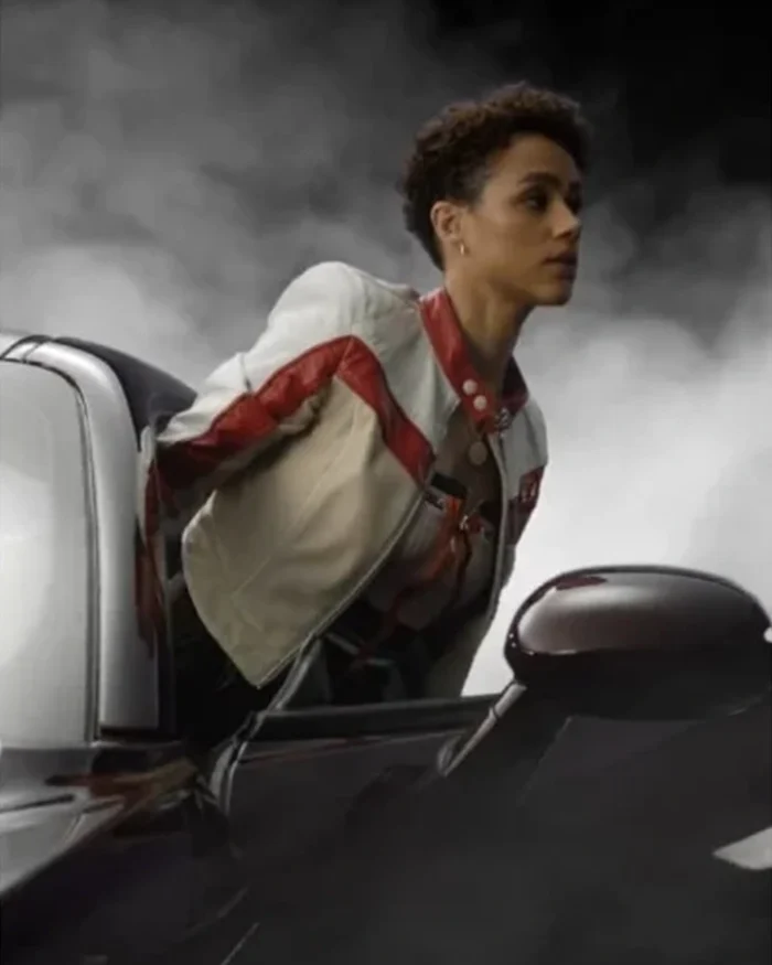 Fast X 2023 Nathalie Emmanuel White Jacket