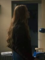 Abigail Cowen Fate The Winx Saga S2 Maroon Suede Jacket