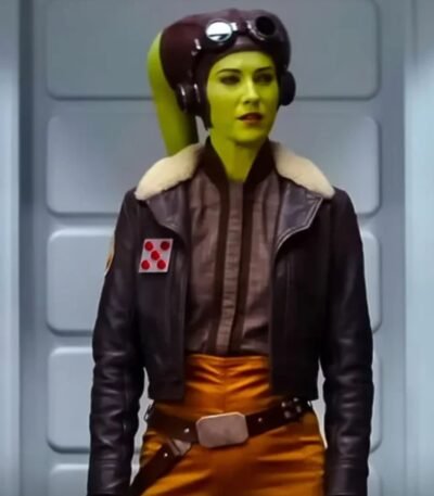 Ahsoka 2023 Hera Syndulla Genuine Fur Brown Jacket