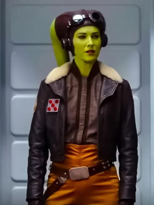 Ahsoka 2023 Hera Syndulla Genuine Fur Brown Jacket