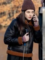 Ainsley Seiger Law and Order SVU Leather Jacket