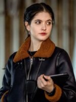 Ainsley Seiger Law and Order SVU Leather Jacket