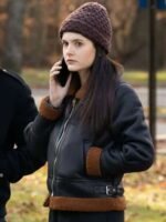 Ainsley Seiger Law and Order SVU Leather Jacket