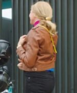 Alexa Crowe My Life Is Murder S03 Brown Leather Jacket