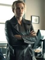 Alice Eve Cult Killer 2024 Brown Trench Coat