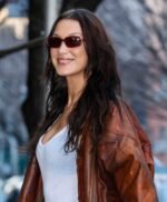 Bella Hadid New york Leather Jacket