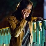 Berlin Station April Lewis Brown Leather Jacket