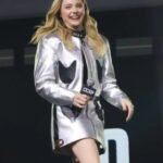 CCXP 2022 Chloe Moretz Silver Jacket