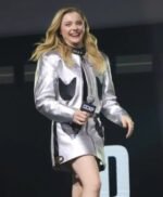 CCXP 2022 Chloe Moretz Silver Jacket