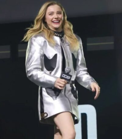 CCXP 2022 Chloe Moretz Silver Jacket