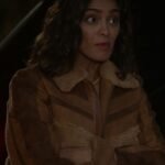 CSI Vegas S02 Allie Rajan Sherpa Suede Jacket