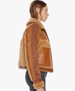 CSI Vegas S02 Allie Rajan Sherpa Suede Jacket