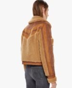 CSI Vegas S02 Allie Rajan Sherpa Suede Jacket