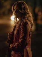 Cara Theobold The Long Shadow Leather Jacket