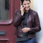 Cobie Smulders Jack Reacher 2 Turner Leather Jacket