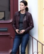 Cobie Smulders Jack Reacher 2 Turner Leather Jacket
