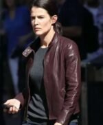 Cobie Smulders Jack Reacher 2 Turner Leather Jacket