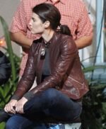 Cobie Smulders Jack Reacher 2 Turner Leather Jacket