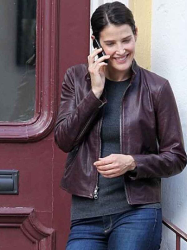 Cobie Smulders Jack Reacher 2 Turner Leather Jacket
