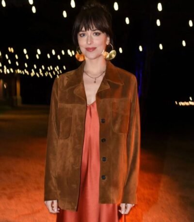 Dakota Johnson The Lost Daughter Telluride Festival Jacket
