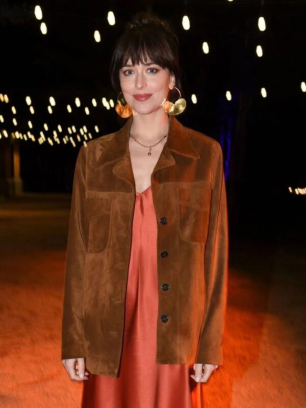 Dakota Johnson The Lost Daughter Telluride Festival Jacket
