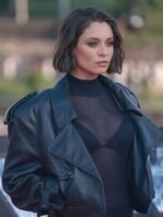 Daniela Melchior’s Saint Laurent Belted Jacket