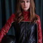 Derry Girls Ms De Brún Black and Red Leather Jacket