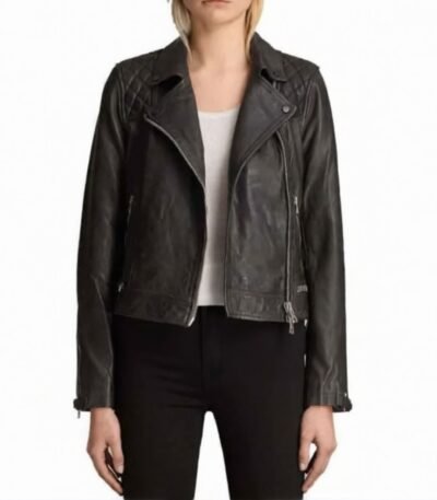 Dominika Egorova Red Sparrow Black Jacket