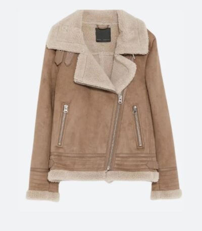 Eloise Mumford Grace Garland Shearling Fur Jacket