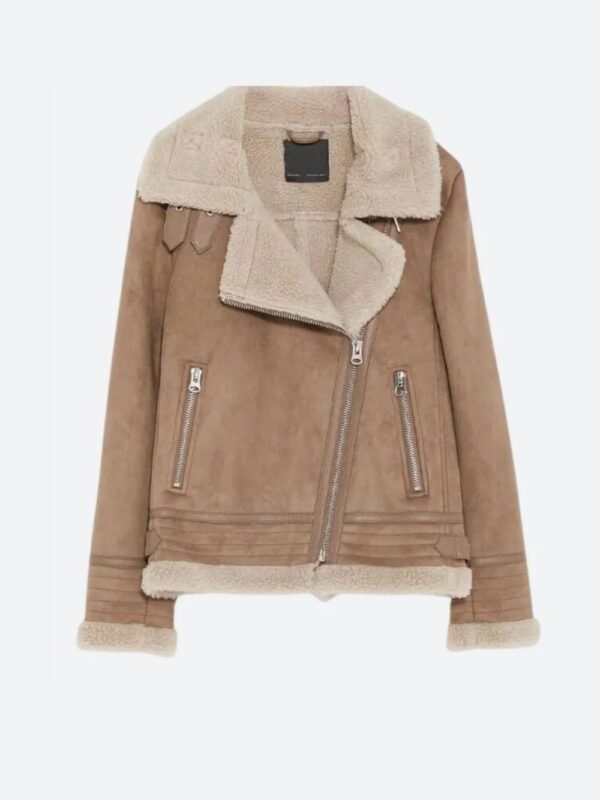 Eloise Mumford Grace Garland Shearling Fur Jacket
