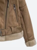 Eloise Mumford Grace Garland Shearling Fur Jacket