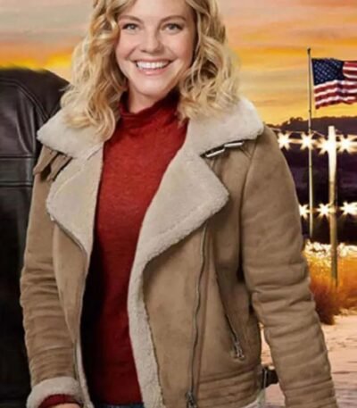 Eloise Mumford Grace Garland Shearling Fur Jacket